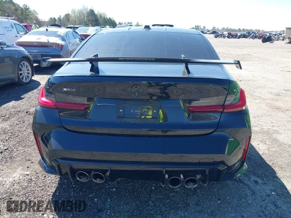 2024 BMW M3 Competition xDrive z VIN WBS43AY04RFT17592, wystawiony jako IAAI lot #41868040 z przebiegiem Nie podano mil oraz . Historia ofert i sprzedaży dostępna na DreamBid. Obrazek 16.