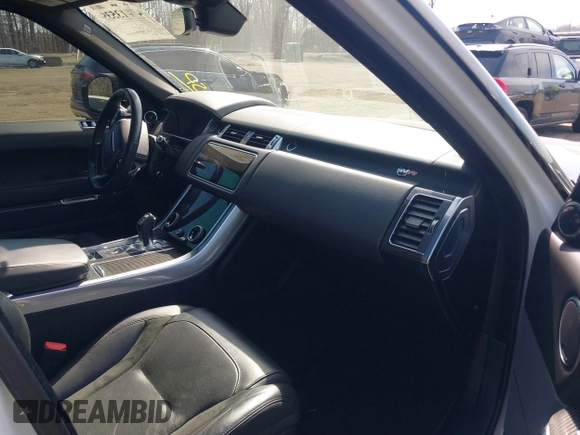 2019 Land Rover Range Rover Sport SVR with VIN SALWZ2SE7KA865879, listed as a IAAI auction lot 41613539 with 65,456 mi miles and . Bid and sale history available at DreamBid. Image 5.