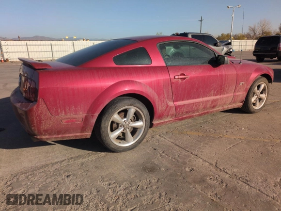 2008 Ford Mustang GT Deluxe with VIN 1ZVHT82H885101746, listed as a Copart auction lot 52190105 with 102,280 mi miles and Salvage Title. Bid and sale history available at carsss.com. Image 3.