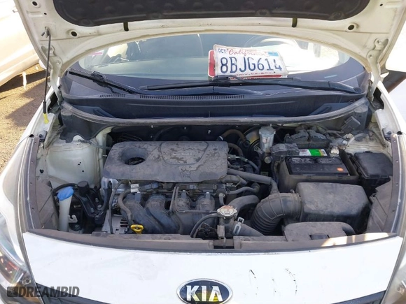 2017 Kia Rio LX with VIN KNADM4A37H6117845, listed as a IAAI auction lot 41626725 with 80,002 mi miles. Bid and sale history available at carsss.com. Image 10.