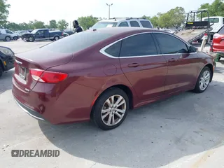 2015 Chrysler 200 Limited with VIN 1C3CCCAB8FN528097, listed as a IAAI auction lot 41884170 with 45,469 mi miles. Bid and sale history available at carsss.com. Image 4.