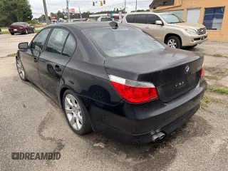 2006 BMW 5 Series 550i with VIN WBANB53506CP00450, listed as a Copart auction lot 83744374 with Not Provided miles and Clean Title. Bid and sale history available at DreamBid. Image 3.