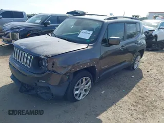 2018 Jeep Renegade Latitude with VIN ZACCJBBB0JPH69808, listed as a IAAI auction lot 42146368 with 191,051 mi miles and . Bid and sale history available at DreamBid. Image 2.