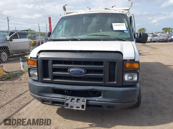 2008 Ford Econoline Cargo Commercial with VIN 1FTNE24L08DA86051, listed as a IAAI auction lot 42040533 with Not Provided miles and . Bid and sale history available at carsss.com. Image 12.