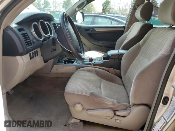 2004 Toyota 4Runner SR5 with VIN JTEBU14R840036080, listed as a Copart auction lot 54222915 with 216,455 mi miles and Salvage title. Bid and sale history available at DreamBid. Image 7.
