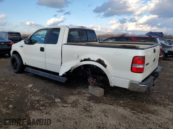 2008 Ford F-150 XLT with VIN 1FTPX14V88FB83579, listed as a Copart auction lot 47193245 with 159,637 mi miles and Salvage Title. Bid and sale history available at carsss.com. Image 2.