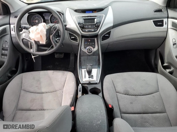 2013 Hyundai Elantra GLS PZEV with VIN KMHDH4AE5DU851748, listed as a Copart auction lot 48016695 with 83,272 mi miles and Salvage Title. Bid and sale history available at carsss.com. Image 8.