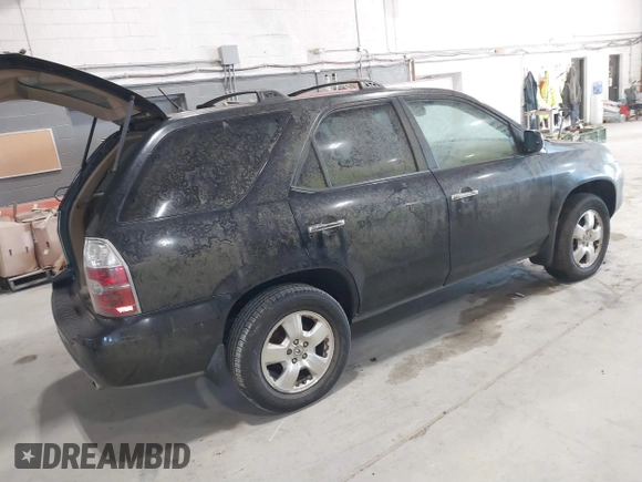 2004 Acura MDX with VIN 2HNYD18204H506765, listed as a IAAI auction lot 41752226 with 195,733 mi miles. Bid and sale history available at carsss.com. Image 4.