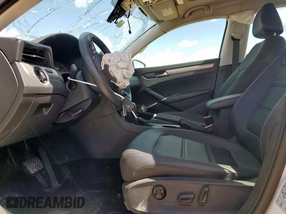 2021 Volkswagen Passat SE with VIN 1VWSA7A34MC014427, listed as a Copart auction lot 61854015 with 74,563 mi miles and Salvage title. Bid and sale history available at DreamBid. Image 7.