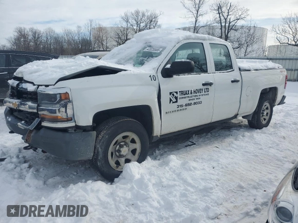 2016 Chevrolet Silverado 1500 Work Truck with VIN 1GCVKNEC3GZ119618, listed as a Copart auction lot 42025555 with 163,383 mi miles and Salvage Title. Bid and sale history available at carsss.com. Image 1.