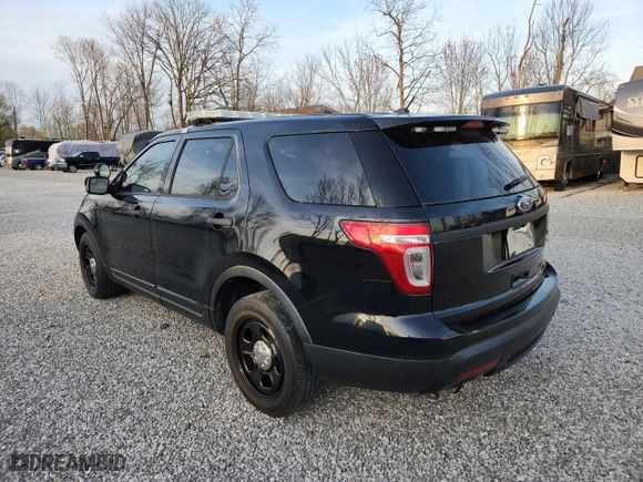 2015 Ford Utility Police Interceptor with VIN 1FM5K8AR4FGC51563, listed as a Copart auction lot 53210705 with 108,861 mi miles and Clean Title. Bid and sale history available at carsss.com. Image 3.