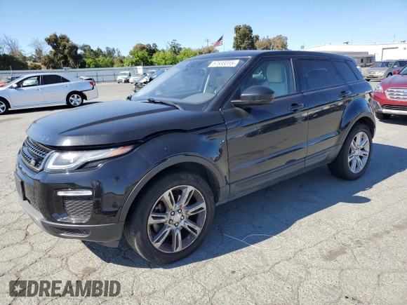 2017 Land Rover Range Rover Evoque SE with VIN SALVP2BG4HH170987, listed as a Copart auction lot 57633315 with 195,822 mi miles and Clean title. Bid and sale history available at DreamBid. Image 1.
