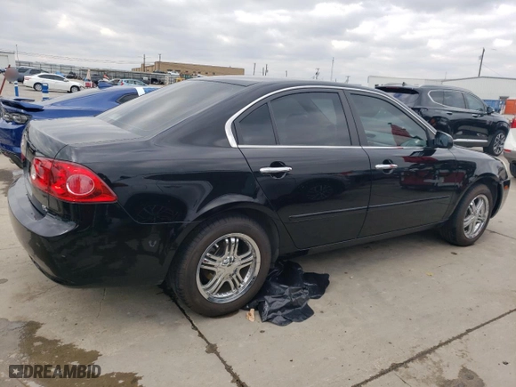 2008 Kia Optima LX with VIN KNAGE123185239484, listed as a Copart auction lot 77323373 with 74,199 mi miles and Clean Title. Bid and sale history available at carsss.com. Image 3.