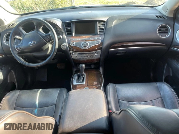 2013 Infiniti JX35 with VIN 5N1AL0MN2DC326710, listed as a Copart auction lot 80642574 with 174,686 mi miles and Clean Title. Bid and sale history available at carsss.com. Image 9.