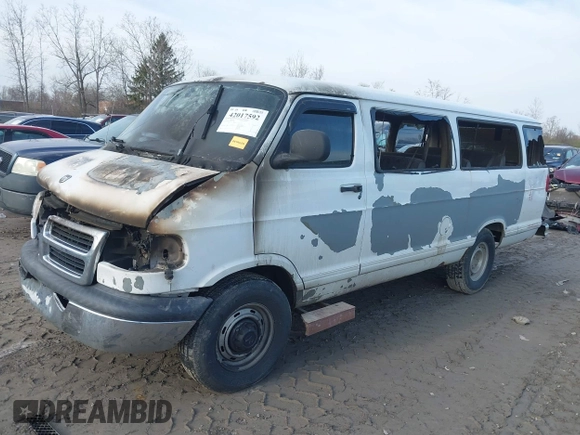 1999 Dodge Passenger with VIN 2B5WB35Z3XK545186, listed as a IAAI auction lot 42017592 with Not Provided miles. Bid and sale history available at carsss.com. Image 2.