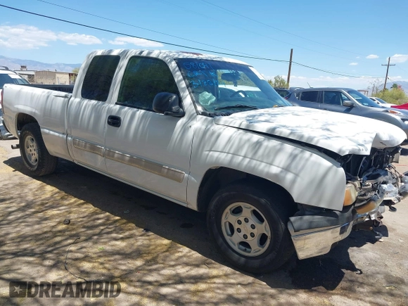 2004 Chevrolet Silverado 1500 LS with VIN 2GCEC19T841188308, listed as a IAAI auction lot 42218477 with 166,144 mi miles and . Bid and sale history available at DreamBid. Image 1.