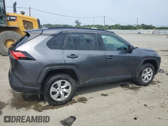 2021 Toyota RAV4 LE with VIN 2T3F1RFV0MC206839, listed as a Copart auction lot 60521145 with 54,314 mi miles and Salvage title. Bid and sale history available at DreamBid. Image 3.