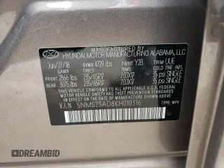 2019 Hyundai Santa Fe SE with VIN 5NMS23AD8KH010316, listed as a Copart auction lot 51163115 with 73,302 mi miles and Salvage Title. Bid and sale history available at carsss.com. Image 13.