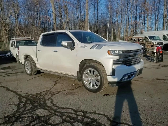 2019 Chevrolet Silverado 1500 High Country with VIN 1GCUYHEL6KZ363011, listed as a Copart auction lot 43434025 with 64,064 mi miles and Salvage Title. Bid and sale history available at carsss.com. Image 11.