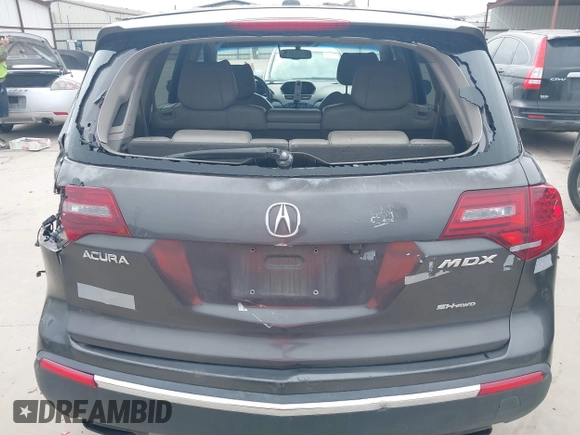 2011 Acura MDX Tech Pkg with VIN 2HNYD2H69BH503868, listed as a IAAI auction lot 41673758 with 198,686 mi miles. Bid and sale history available at carsss.com. Image 6.