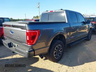 2021 Ford F-150 XL with VIN 1FTFW1E56MFC11922, listed as a IAAI auction lot 41807368 with 53,483 mi miles. Bid and sale history available at carsss.com. Image 4.