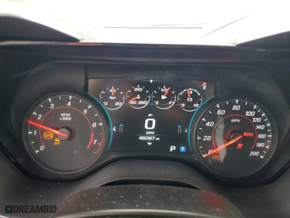 2016 Chevrolet Camaro 2SS with VIN 1G1FH1R74G0150933, listed as a Copart auction lot 75926314 with 46,087 mi miles and Salvage Title. Bid and sale history available at carsss.com. Image 9.