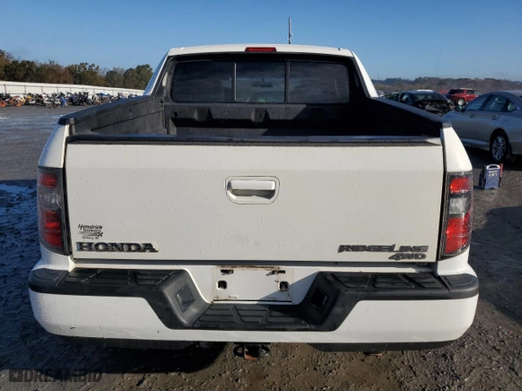 2012 Honda Ridgeline RTS with VIN 5FPYK1F46CB460760, listed as a Copart auction lot 79421824 with 230,855 mi miles and Salvage Title. Bid and sale history available at carsss.com. Image 6.