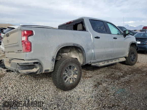 2025 Chevrolet Silverado 1500 with VIN 3GCUKHE86SG111563, listed as a Copart auction lot 42922455 with Not Provided miles and Salvage Title. Bid and sale history available at DreamBid. Image 3.