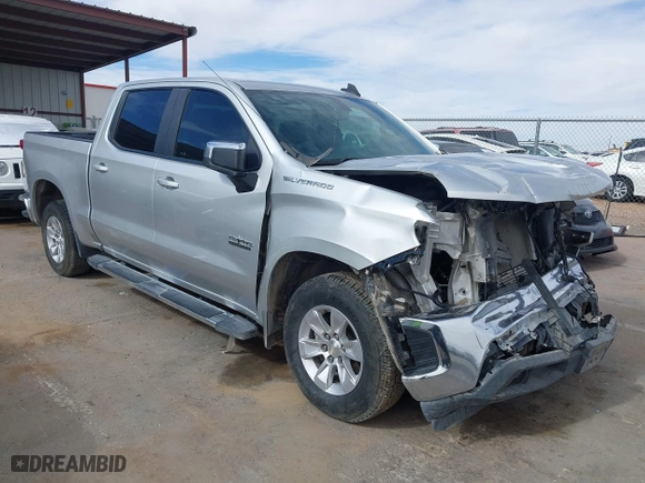 2019 Chevrolet Silverado 1500 LT with VIN 3GCPWCEK8KG124931, listed as a IAAI auction lot 41325693 with 116,927 mi miles. Bid and sale history available at carsss.com. Image 1.