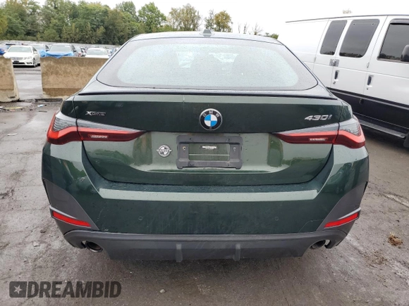 2023 BMW 4 Series 430i xDrive with VIN WBA73AV06PFP16975, listed as a Copart auction lot 73360304 with Not provided miles and Salvage title. Bid and sale history available at DreamBid. Image 6.