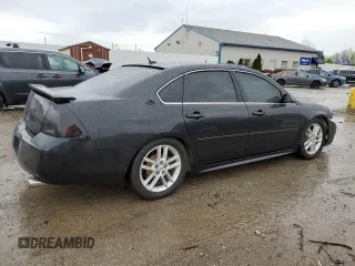 2012 Chevrolet Impala LTZ with VIN 2G1WC5E33C1132124, listed as a Copart auction lot 51181215 with 147,500 mi miles and Salvage Title. Bid and sale history available at DreamBid. Image 3.
