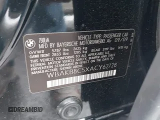 2010 BMW 7 Series 750Li с VIN WBAKB8C5XACY62728, выставлен на аукционе IAAI как лот 42375605 с пробегом 128 368 миль миль и . История ставок и продаж доступна на DreamBid. Изображение 9.