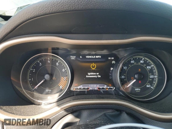 2014 Jeep Cherokee Limited with VIN 1C4PJMDS7EW210498, listed as a Copart auction lot 49248975 with 115,135 mi miles and Salvage Title. Bid and sale history available at carsss.com. Image 9.