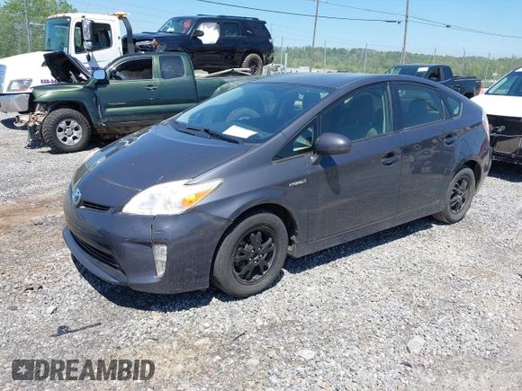 2013 Toyota Prius One with VIN JTDKN3DU0D5691290, listed as a IAAI auction lot 42138179 with 102,003 mi miles and . Bid and sale history available at DreamBid. Image 2.