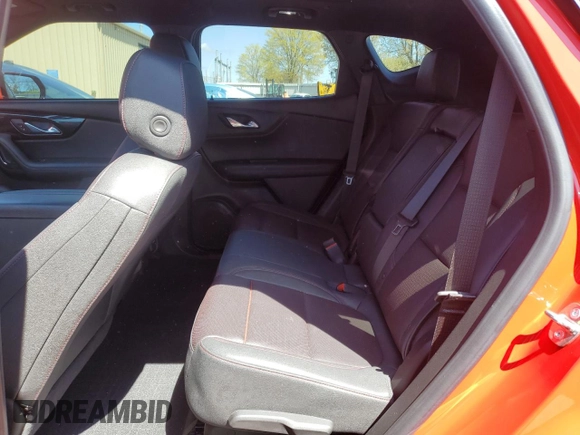 2023 Chevrolet Blazer RS with VIN 3GNKBKRSXPS190337, listed as a Copart auction lot 53292455 with 32,030 mi miles and Salvage title. Bid and sale history available at DreamBid. Image 11.