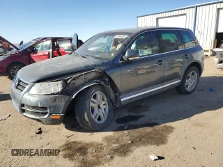 2004 Volkswagen Touareg with VIN WVGEM77L64D051760, listed as a Copart auction lot 87044304 with Not Provided miles and Salvage Title. Bid and sale history available at DreamBid. Image 1.