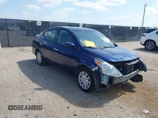 2019 Nissan Versa SV with VIN 3N1CN7AP1KL802245, listed as a IAAI auction lot 42563342 with 121,387 mi miles and . Bid and sale history available at DreamBid. Image 1.