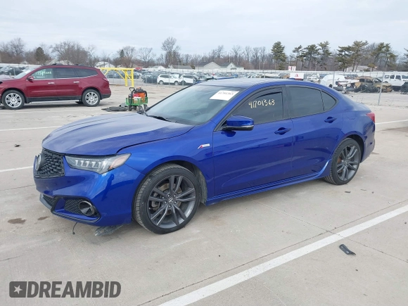 2018 Acura TLX w/A-SPEC Pkg with VIN 19UUB3F60JA003003, listed as a IAAI auction lot 41701363 with 142,073 mi miles. Bid and sale history available at carsss.com. Image 18.