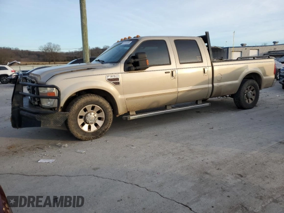 2010 Ford F-250 XL with VIN 1FTSW2AR6AEB29946, listed as a Copart auction lot 87814165 with 255,603 mi miles and Salvage title. Bid and sale history available at DreamBid. Image 1.
