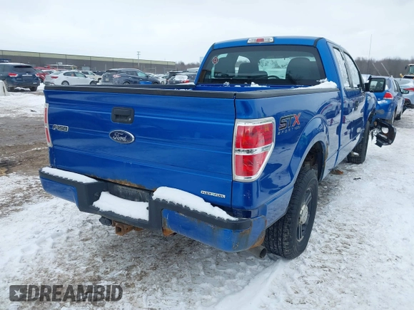 2014 Ford F-150 XL with VIN 1FTFX1EFXEKG30547, listed as a IAAI auction lot 41582539 with 117,314 mi miles. Bid and sale history available at carsss.com. Image 4.