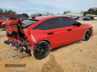 2022 Honda Civic Sedan Sport with VIN 2HGFE2F58NH592651, listed as a Copart auction lot 46500675 with 45,488 mi miles and Non Repairable. Bid and sale history available at carsss.com. Image 5.