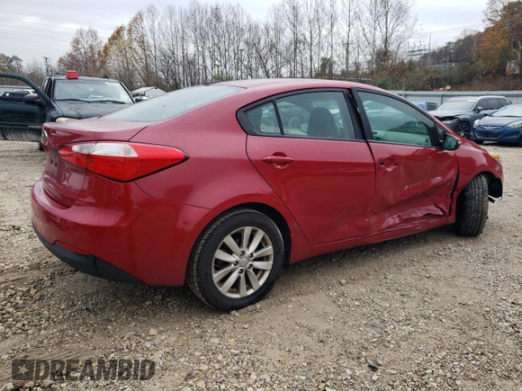 2015 Kia Forte LX with VIN KNAFX4A62F5382010, listed as a Copart auction lot 77977064 with 146,713 mi miles and Salvage Title. Bid and sale history available at carsss.com. Image 3.