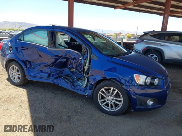 2012 Chevrolet Sonic LT with VIN 1G1JC5SH1C4184320, listed as a IAAI auction lot 42101145 with 207,735 mi miles and . Bid and sale history available at DreamBid. Image 1.