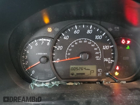 2024 Mitsubishi Mirage ES with VIN ML32AUHJXRH038010, listed as a Copart auction lot 60400125 with 5,264 mi miles and Non repairable. Bid and sale history available at DreamBid. Image 9.