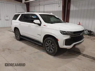 2021 Chevrolet Tahoe Z71 with VIN 1GNSKPKD5MR364855, listed as a IAAI auction lot 41927992 with 63,256 mi miles and . Bid and sale history available at DreamBid. Image 1.