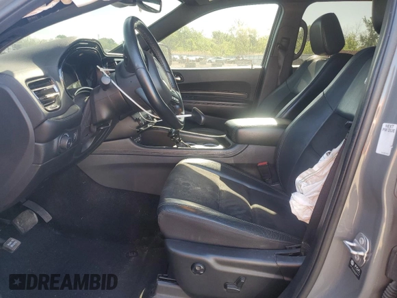 2022 Dodge Durango GT Plus with VIN 1C4RDJDG6NC104510, listed as a Copart auction lot 57055685 with 82,582 mi miles and Salvage title. Bid and sale history available at DreamBid. Image 7.