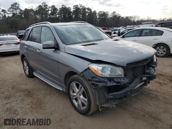2015 Mercedes-Benz M 350 with VIN 4JGDA5JB6FA460273, listed as a Copart auction lot 47134095 with 96,554 mi miles and Salvage Title. Bid and sale history available at DreamBid. Image 4.