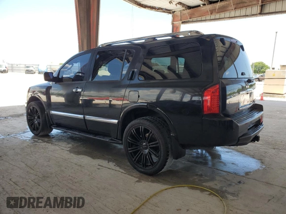 2008 Infiniti QX56 z VIN 5N3AA08D48N901835, wystawiony jako Copart lot #57512205 z przebiegiem 234 514 mil mil oraz Szkoda całkowita • Salvage title. Historia ofert i sprzedaży dostępna na DreamBid. Obrazek 2.