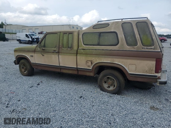1986 Ford F-150 with VIN 1FTEX15N0GKB33304, listed as a Copart auction lot 54097465 with 23,455 mi miles and Clean Title. Bid and sale history available at carsss.com. Image 2.