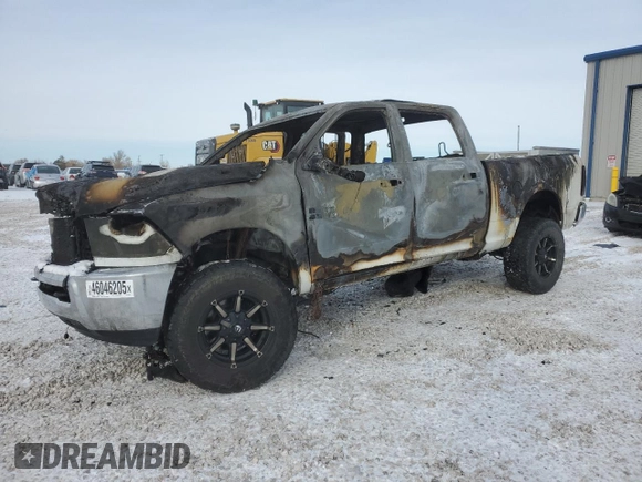 2015 Ram 2500 Tradesman with VIN 3C6UR5CL7FG569093, listed as a Copart auction lot 46046205 with 0 mi miles and Clean Title. Bid and sale history available at carsss.com. Image 1.